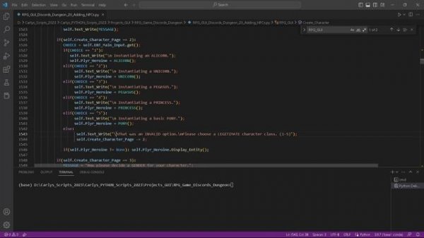 Python Tkinter Project 06: RPG Game