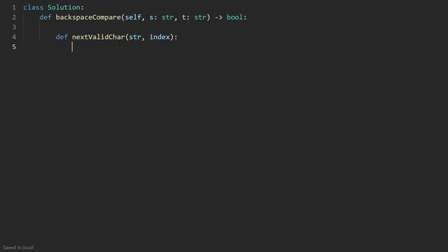 Backspace String Compare - Leetcode 844 - Python смотреть онлайн