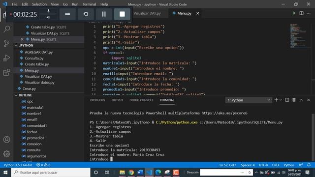 BASE DE DATOS SQLite смотреть онлайн