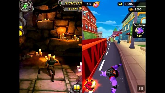 Temple Run 2 Lost Jungle VS Rhinbo Android iPad iOS Gameplay HD смотреть онлайн