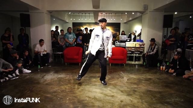 InstaFUNK 2015 Popping & Locking Battle - Hanai - Locking Judge Solo смотреть онлайн