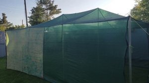 Затеняющая сетка для кемпинга ч. 2