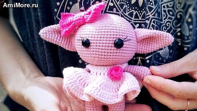 Амигуруми: схема Йода девочка. Игрушки вязаные крючком - Free crochet patterns. смотреть онлайн