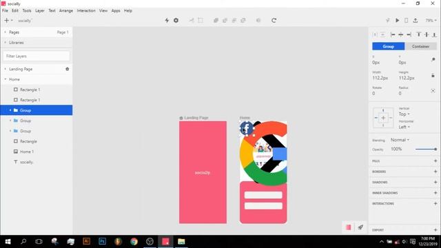 Mobile Social App UI Design in InVision Studio смотреть онлайн
