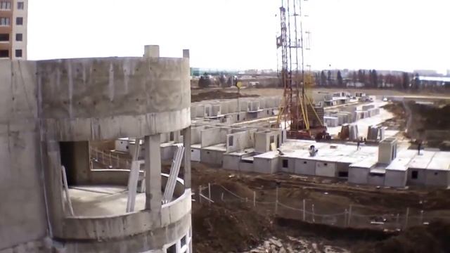 Полёт вокруг садика ЖК Домодедово парк смотреть онлайн