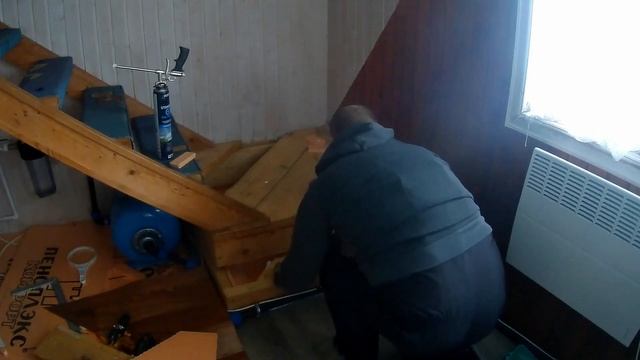 #15. Утепляю постамент под лестницей смотреть онлайн