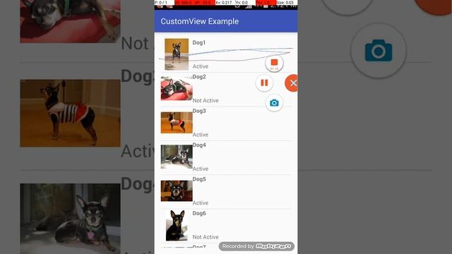 Basic CustomView Android App Test for Android tutorials for beginners смотреть онлайн