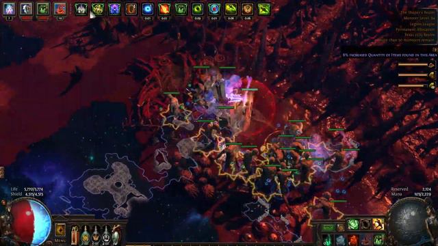 Path of Exile: Legion [3.7] Shaper Kill (Zombie Summoner) смотреть онлайн