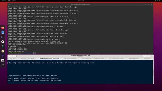Cardano Stake Pool Tutorial - Ubuntu 20.04 смотреть онлайн