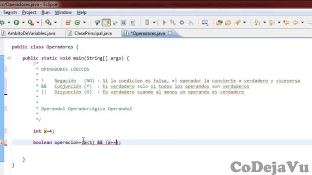 Operadores Lógicos en Java смотреть онлайн