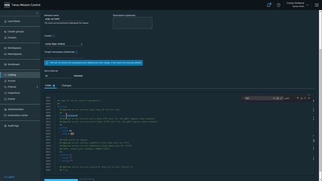 Deploy the ArgoCD Helm Chart to a Kubernetes Cluster with Tanzu Mission Control, No CLI Required смотреть онлайн