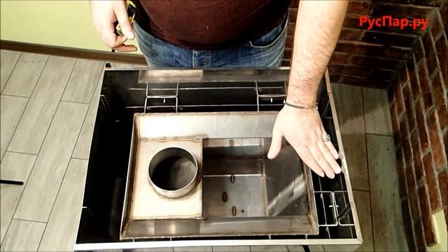 Дешевая печь для русской бани. Печь Куткин. Полный обзор печи. смотреть онлайн