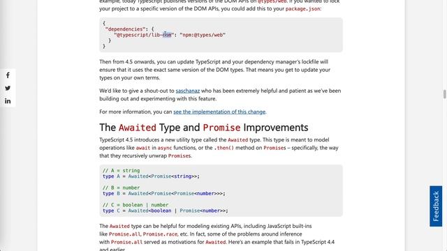 What's new in TypeScript 4.5 | JSer - TypeScript is cool смотреть онлайн