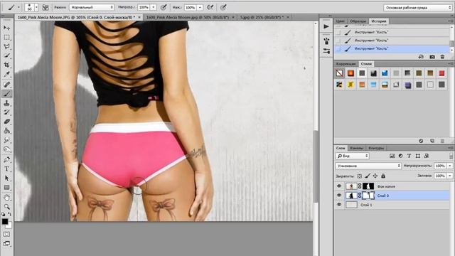 Photoshop CC Оригинальная тень на новом фоне смотреть онлайн