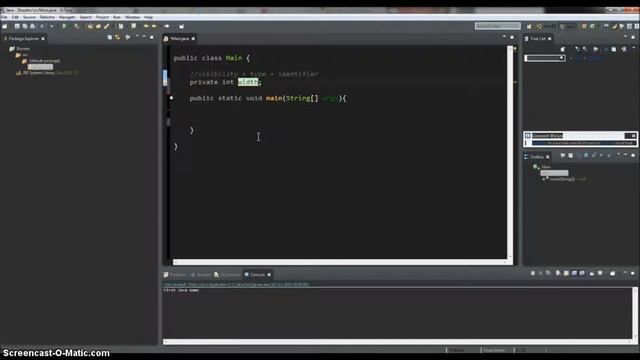 Basic Java Game Programming - 2 - Variables смотреть онлайн
