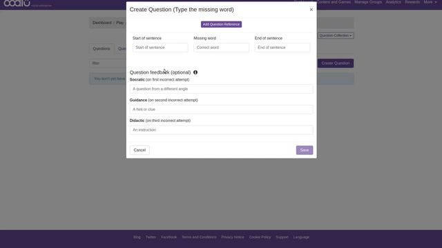 Creating Type The Missing Word Questions смотреть онлайн