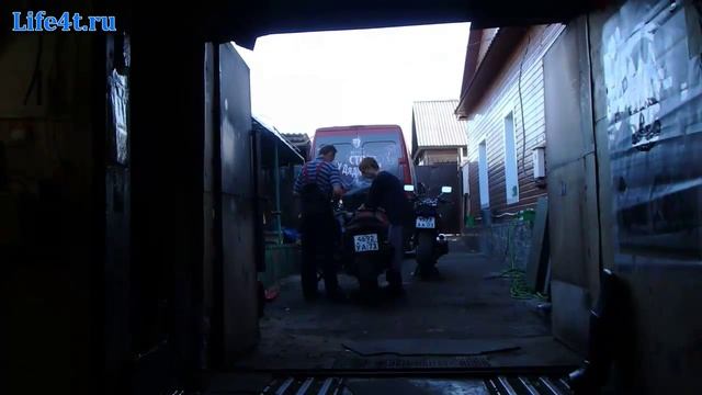 Мотопутешествие к восходну солнца. День 37 из 65. Улан-Удэ. СТО у Дяди Саши. смотреть онлайн