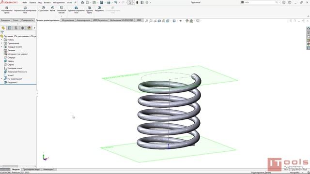 DM003. Как работают гибкие компоненты в SOLIDWORKS смотреть онлайн