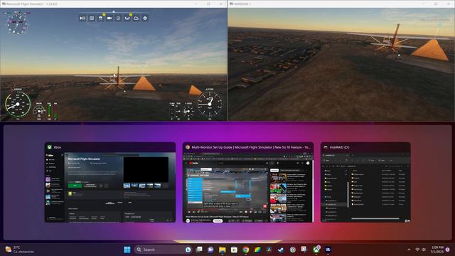 How to enable splitscreen mode in Microsoft Flight Simulator? смотреть онлайн