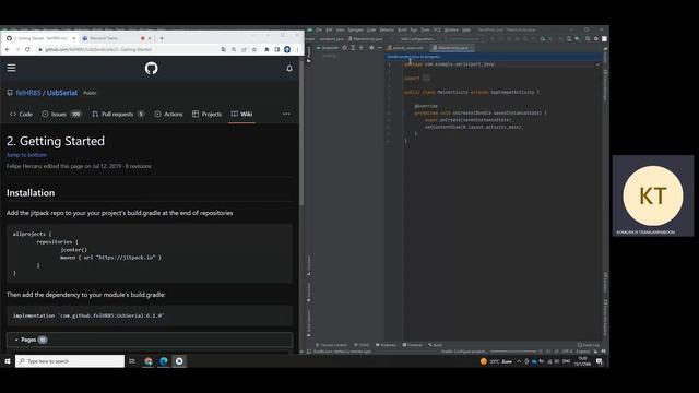 Setup UsbSerial API on Android Studio Chipmunk (Java ) смотреть онлайн