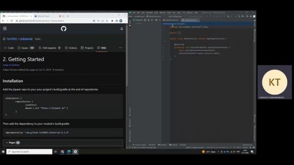 Setup UsbSerial API on Android Studio Chipmunk (Java )