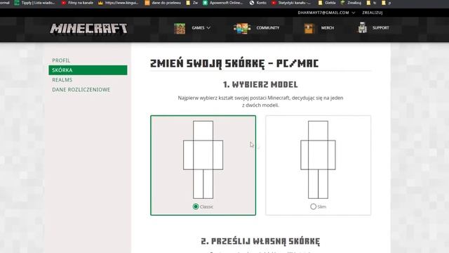 Jak wgrać SKINA w Minecraft PREMIUM Java Edition? Jak wgrać skina w Minecrafcie? (1.17.1-1.16.5) смотреть онлайн