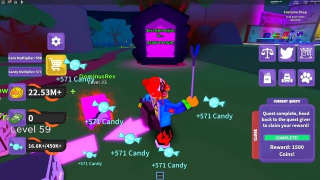 Roblox Победил злую ВЕДЬМУ в Симуляторе Хэллоуина Halloween Simulator смотреть онлайн