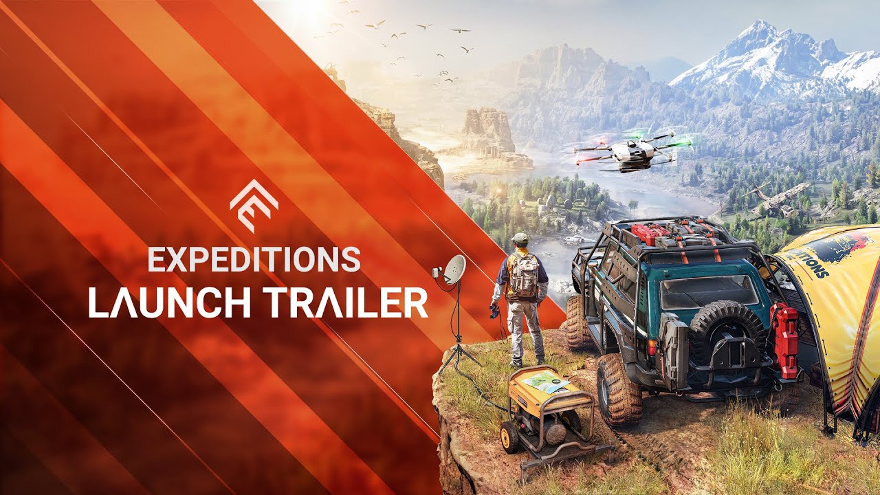Expeditions: A MudRunner Game - Launch Trailer [4K] смотреть онлайн