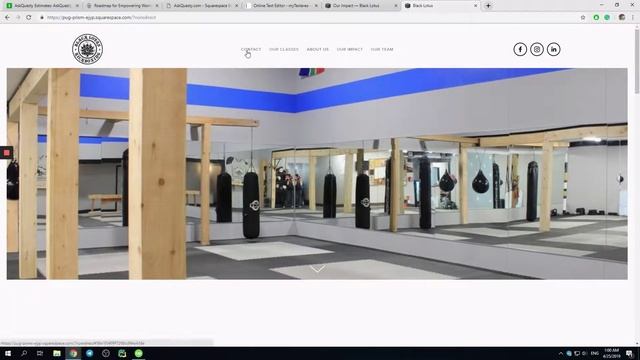 How to scroll to bottom on page when clicked on Squarespace Tutorial смотреть онлайн