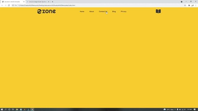 Education website template with the help of html and css - with source code || HTML AND CSS смотреть онлайн