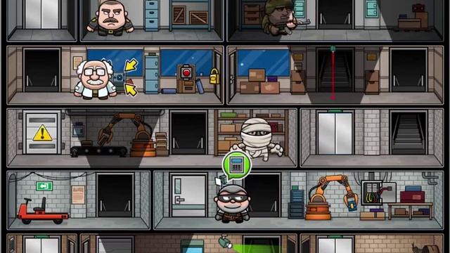 BOB THE ROBBER 4 - SEASON 2 RUSSIA GAME LEVEL 6-9 WALKTHROUGH смотреть онлайн