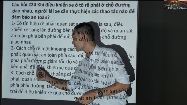 600 câu hỏi lý thuyết lái xe ô tô ( Phần chữ Câu 201 - 250 ) - Thầy Tâm смотреть онлайн