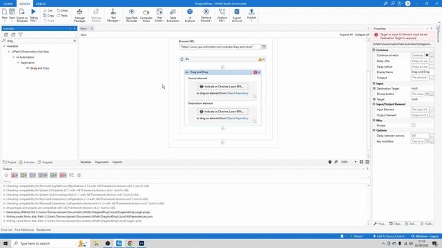 UiPath Drag and Drop | How to drag and drop UiPath Tutorial смотреть онлайн