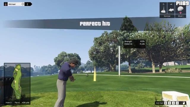GTA 5 - Los Santos Golf Club - Michael Plays Golf смотреть онлайн