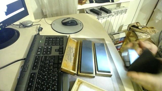 Точильный камень. Винтажный черный арканзас\VTG Norton Black hard-traslucent arkansas смотреть онлайн