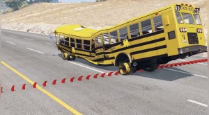 Самые жесткие аварии здесь !!! Смотри как разбиваются машины ? игра BeamNG