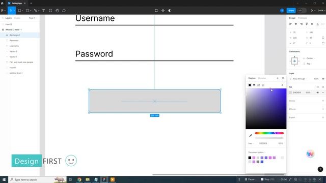 Sign Up Page Using Figma | Figma Design Tutorial I Dating App I Hindi смотреть онлайн