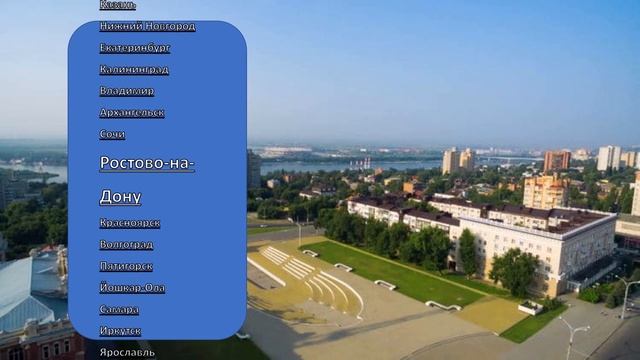 Самые красивые города России: Топ-20 (Полный список) смотреть онлайн