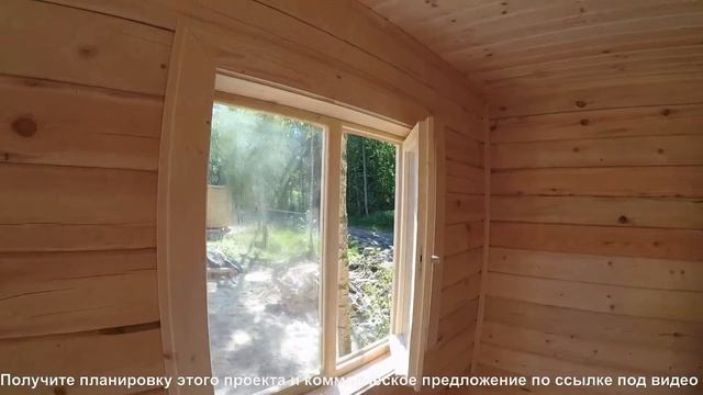 Построена баня 6х4 г. Приозерск. Объект сдан 29.06.2019 ||| СК Дачник смотреть онлайн