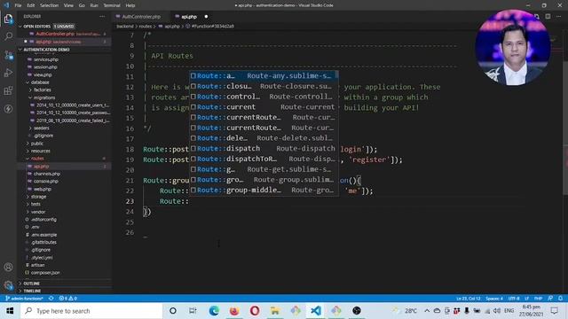 Authentication Using Laravel JWT and Nuxt/auth Part 1 смотреть онлайн