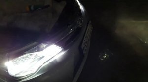 Установка светодиодных Led ламп  X3. Toyota fieder hybrid