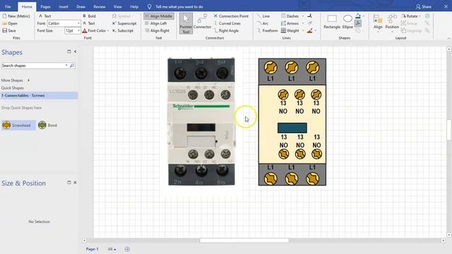 Video 10 Build a contactor in Visio смотреть онлайн