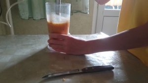 как быстро приготовить сок из нектарина(за 8 минут)