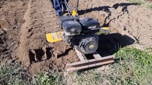 мотоблок Huter mk13000 сажаем картофель ? 15.04.2022