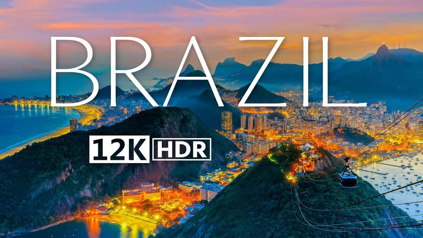 Бразилия 12K HDR Ultra HD - Земля Бразилии (60 FPS) смотреть онлайн
