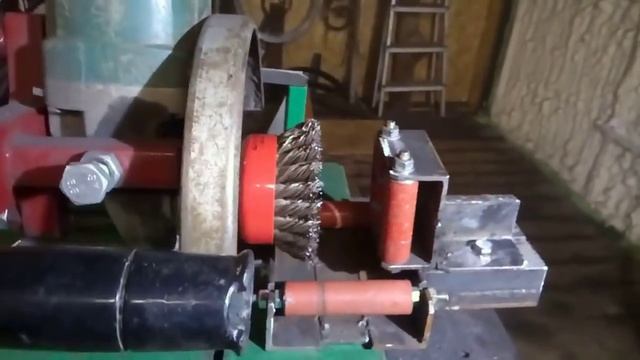 Стойка для УШМ приспособа для зачистки проф трубы от ржавчины смотреть онлайн