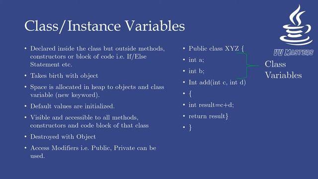 Variable Scope|Class vs Local Variables|Java|Lecture 24|Urdu|Hindi смотреть онлайн