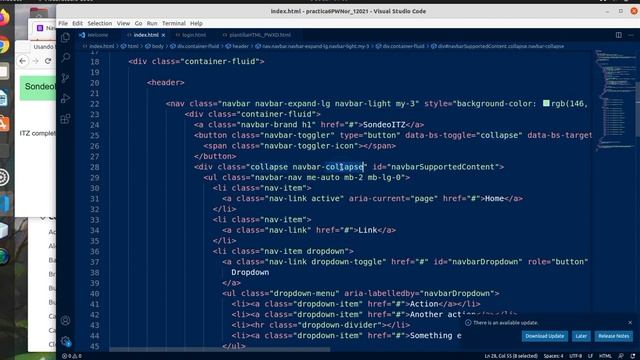 Bootstrap - 3 - Barra de navegación смотреть онлайн