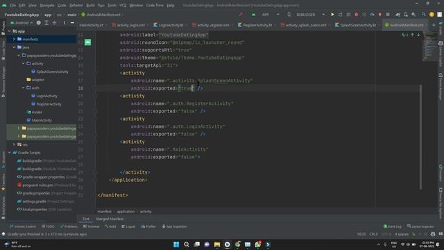 Dating app in Android Studio - Create splash screen in kotlin смотреть онлайн
