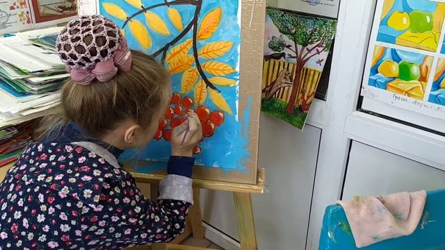 Рисуем осенние композиции смотреть онлайн